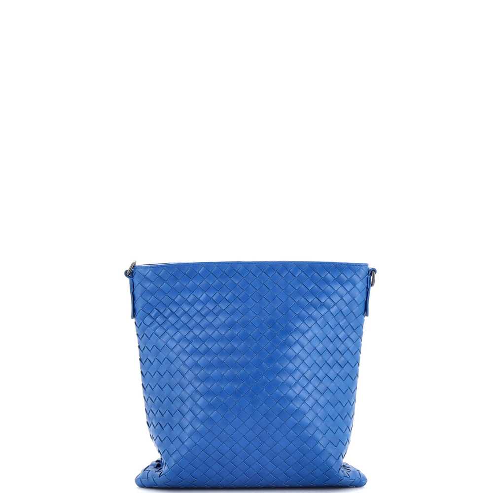 Bottega Veneta Flat Messenger Bag Intrecciato Nap… - image 3
