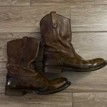 Red Wing Brown Leather PECOS Style Work Western B… - image 1