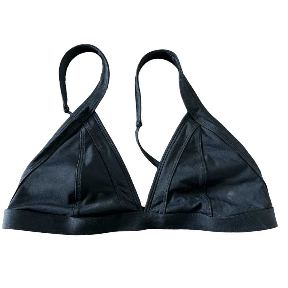 Athleta Women's Black Triangle Bikini Top - Size … - image 1