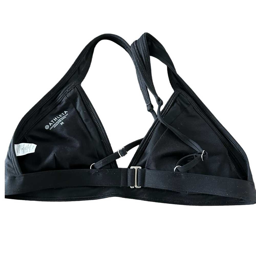 Athleta Women's Black Triangle Bikini Top - Size … - image 2