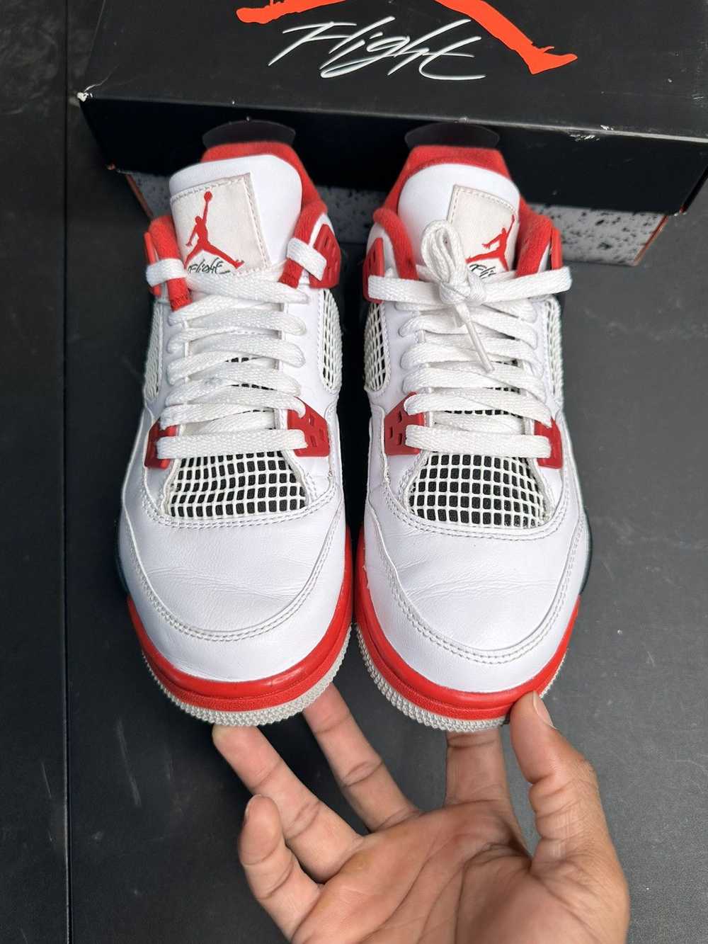 Jordan Brand × Nike Jordan 4 Fire red gs - image 3