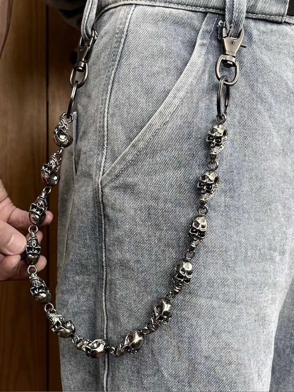 Chain × Jewelry × Streetwear Pocket Chain Skull P… - image 1