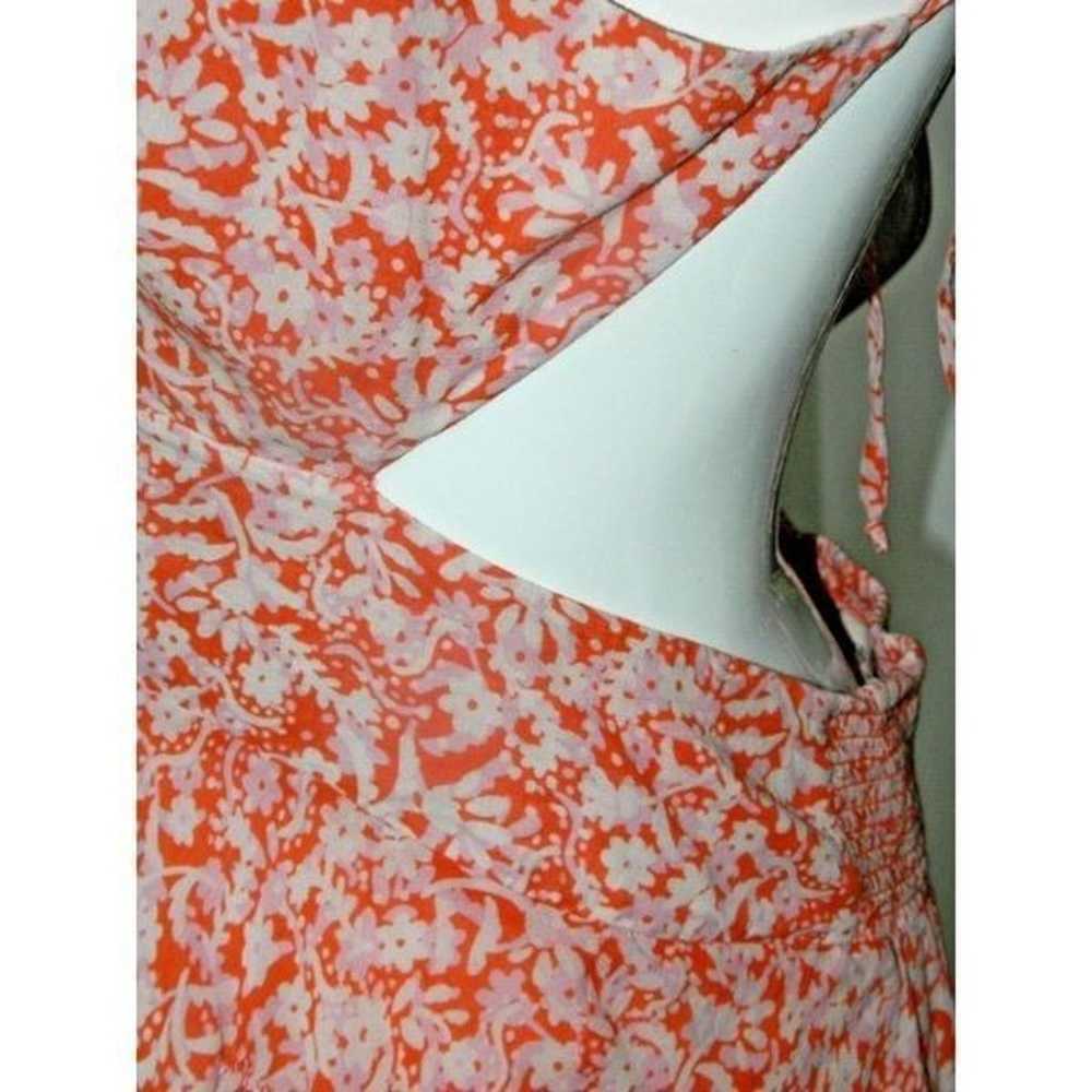 Rebecca Taylor Dress Size 8 Orange  Provence Flor… - image 10