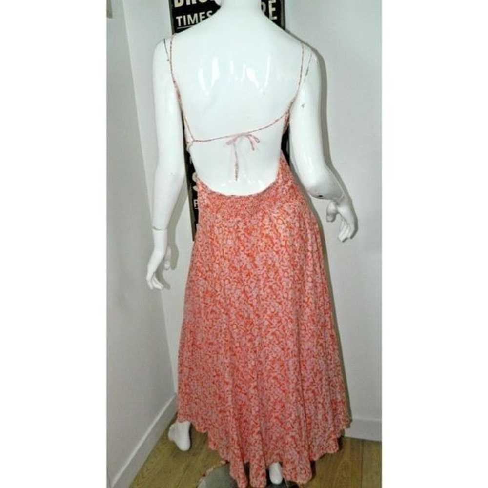 Rebecca Taylor Dress Size 8 Orange  Provence Flor… - image 5