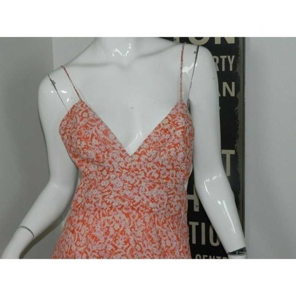 Rebecca Taylor Dress Size 8 Orange  Provence Flor… - image 6