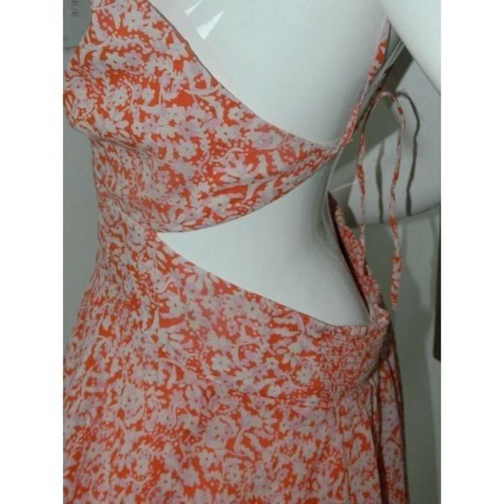 Rebecca Taylor Dress Size 8 Orange  Provence Flor… - image 9