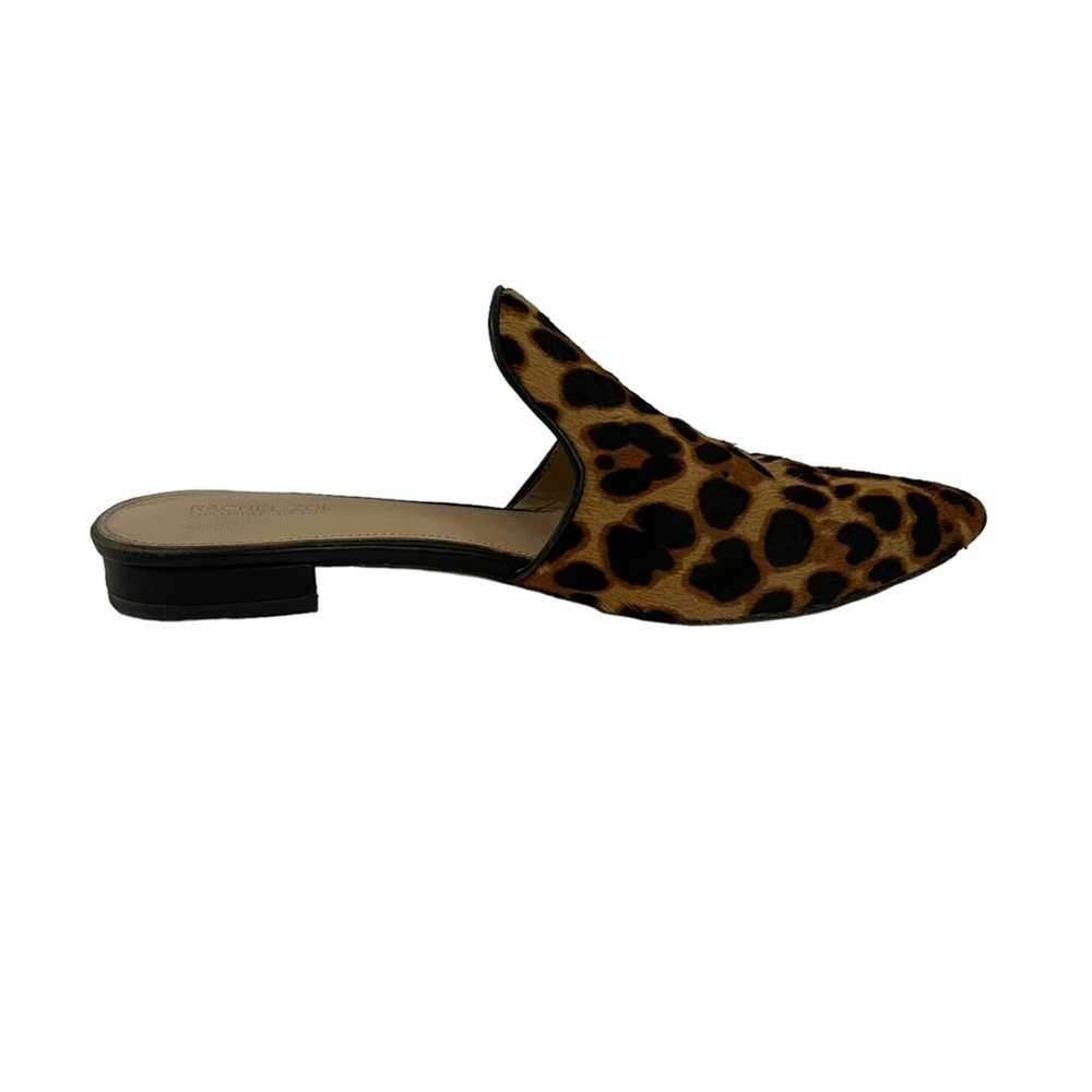 Rachel Zoe Natalie Calf Hair Leopard Print Mules … - image 2