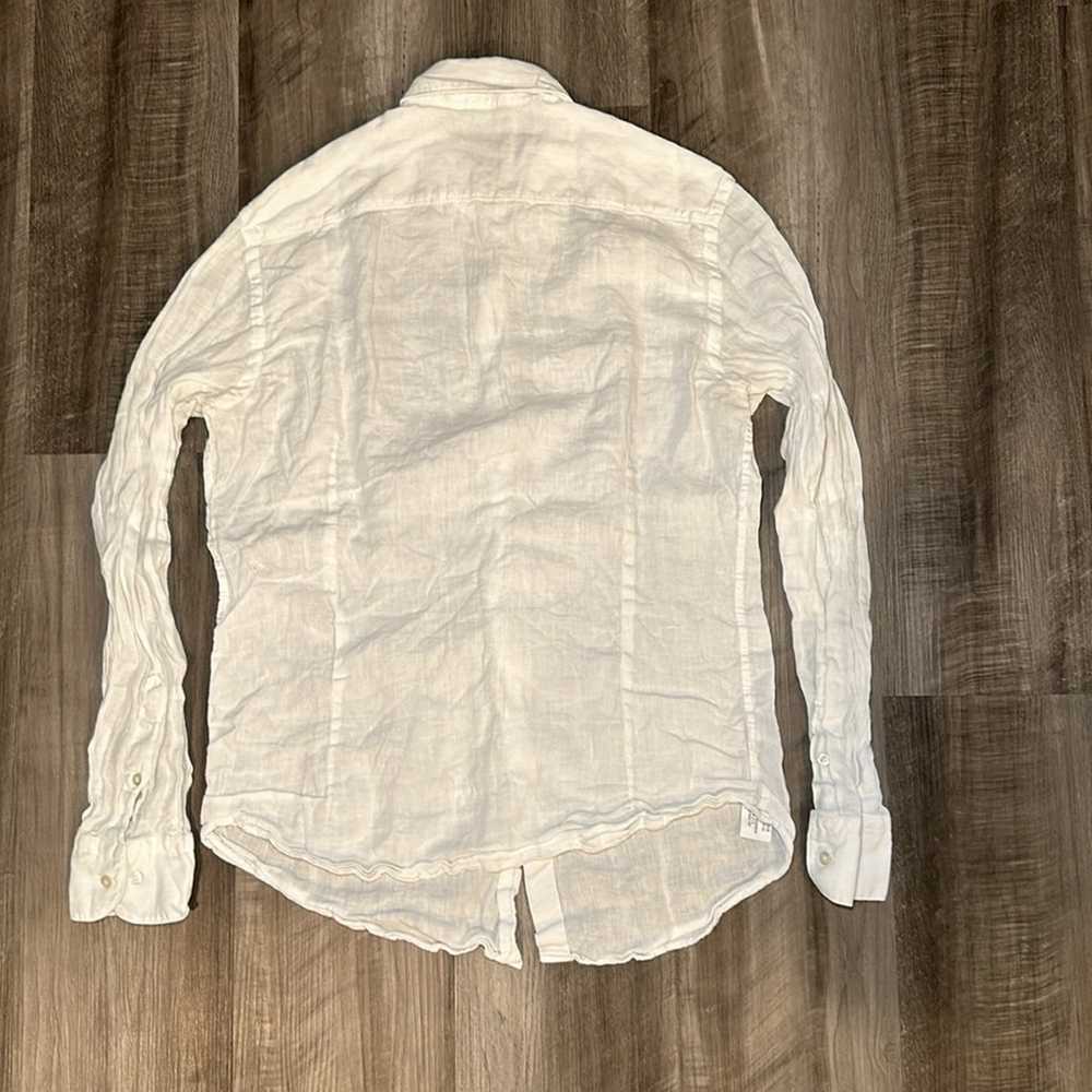 Massimo Dutti Linen Wash & Dyed Long Sleeve Butto… - image 3