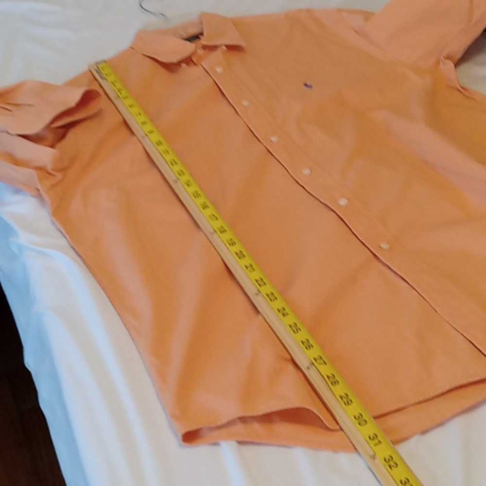 Ralph Lauren Blake men's size Large orange long s… - image 7