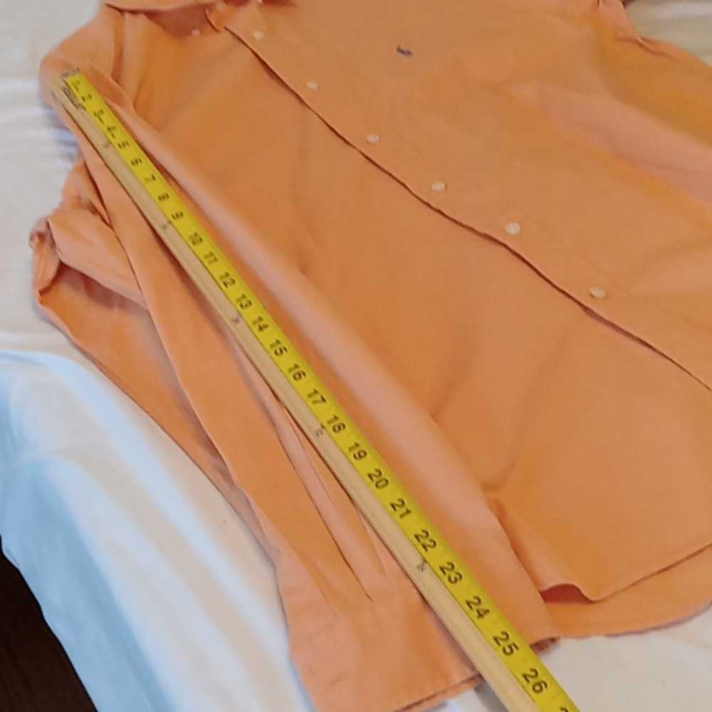 Ralph Lauren Blake men's size Large orange long s… - image 8