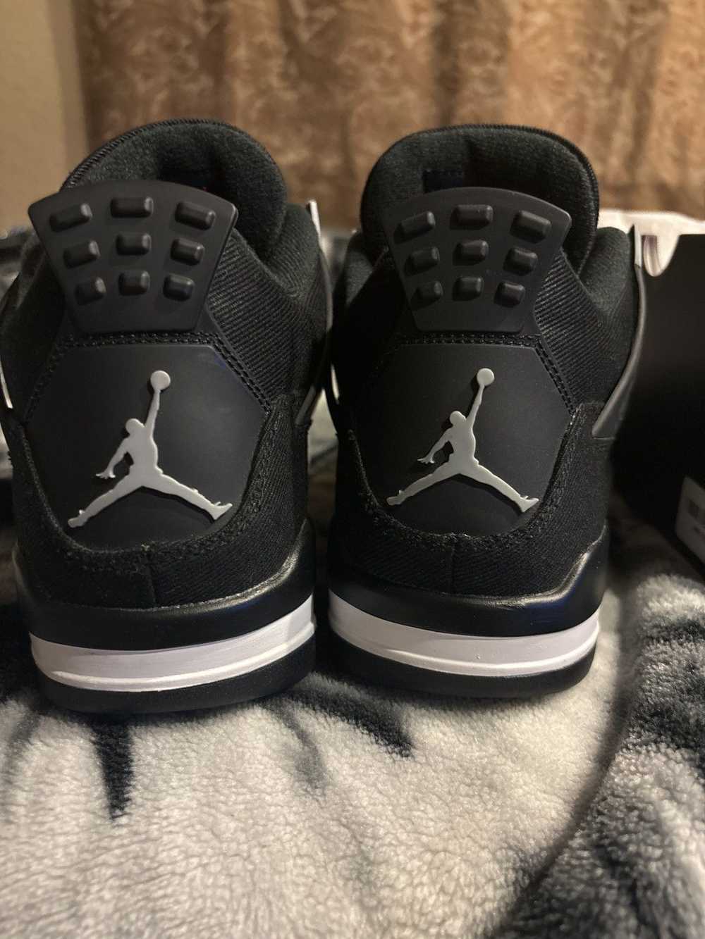 Jordan Brand × Nike × Vintage Jordan 4 Black canv… - image 3