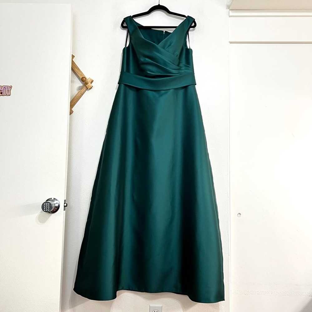 Alfred Sung D811 Off the Shoulder Satin Gown Dres… - image 2