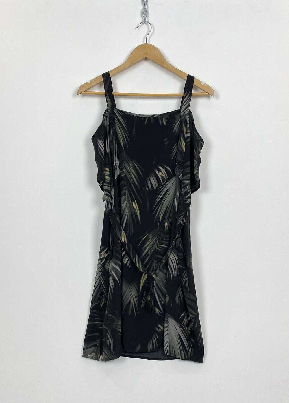 AllSaints Rae Neluwa Dress 100% Silk Cold Shoulde… - image 10