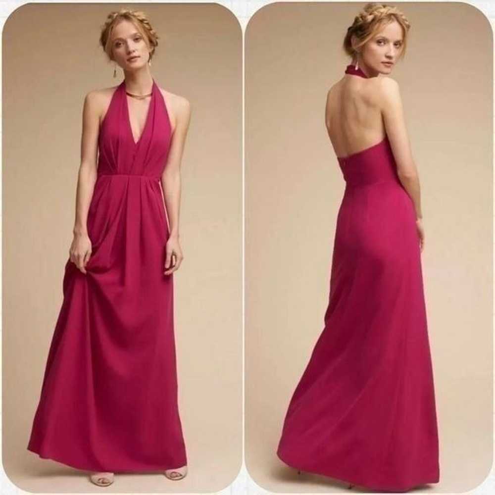 BHLDN Jill Stuart Rasa Elegant Pink Maxi Dress Go… - image 1