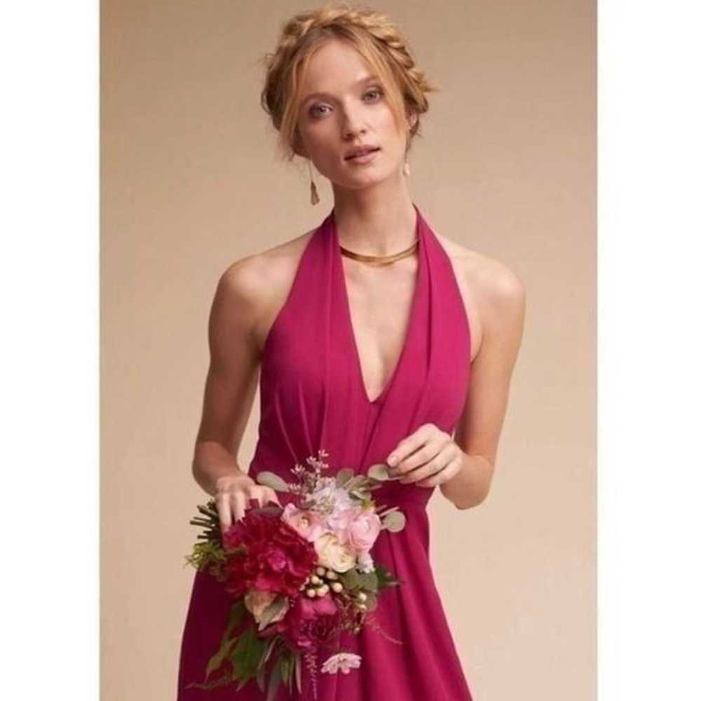 BHLDN Jill Stuart Rasa Elegant Pink Maxi Dress Go… - image 3