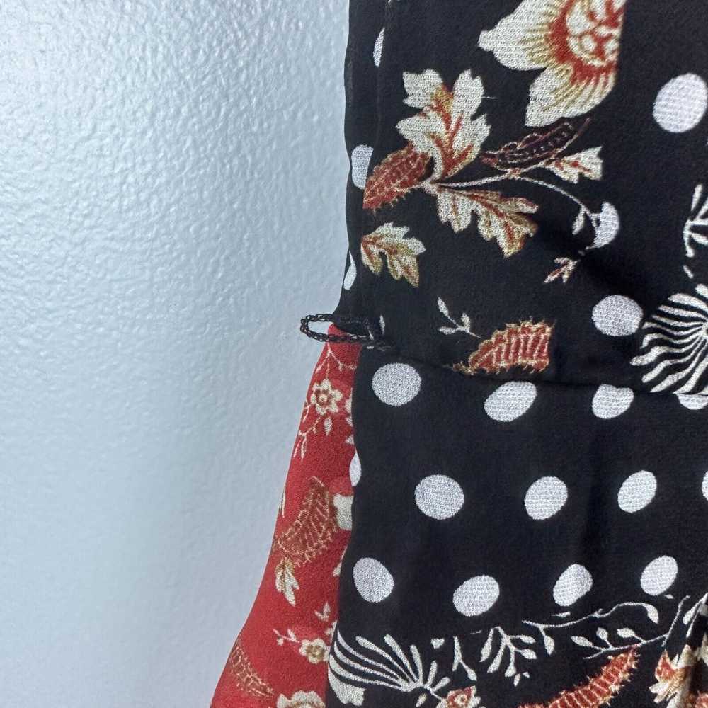 Nasty Gal Floral Print Ruffled Wrap Hi-Low Dress … - image 7