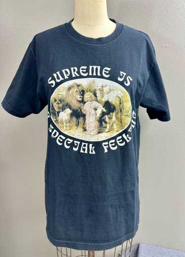 Supreme Black Graphic T-Shirt Size M