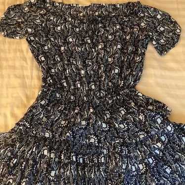Love Shack Fancy Short Sleeve Cotton Mini Dress wo