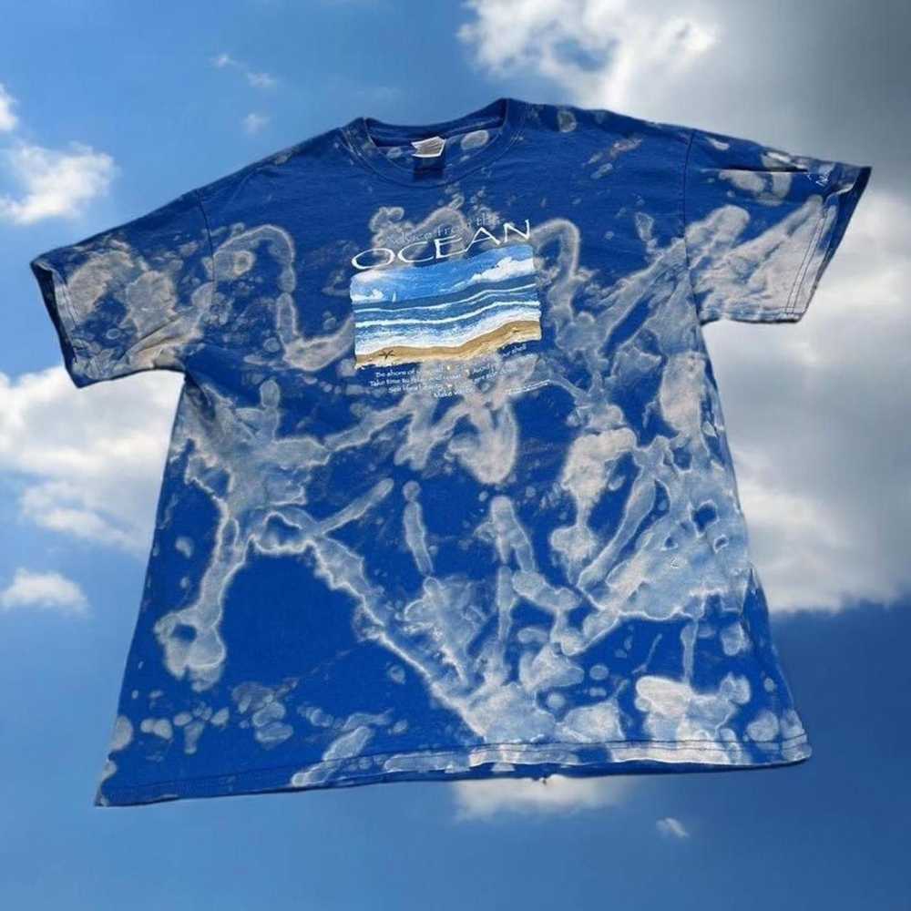 Custom × Streetwear Men Large Shirt Ocean Custom - image 1