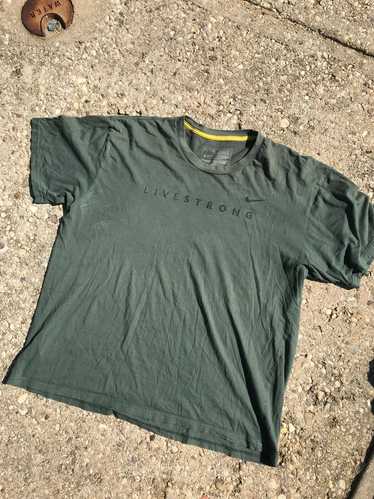 Nike Army Green Live Strong T-Shirt