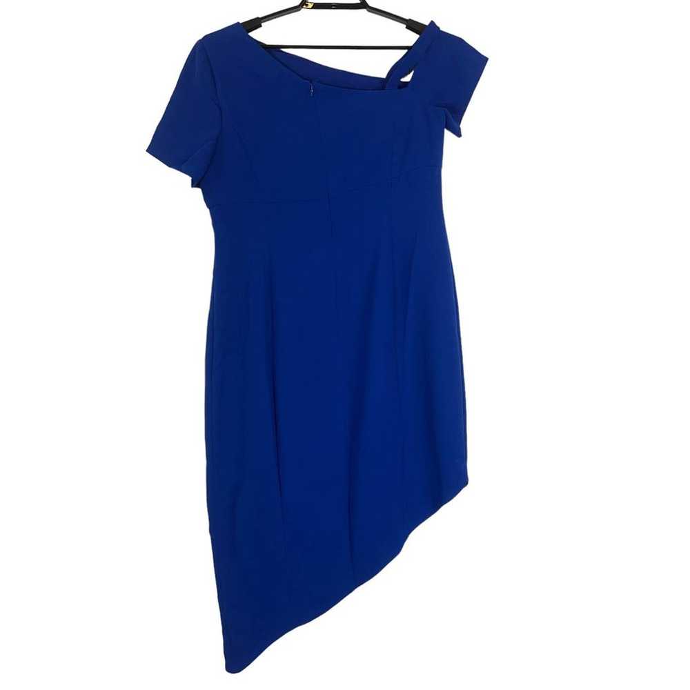 by Shani Womens size 16 dress blue one shoulder a… - image 4
