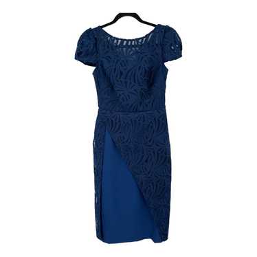 Kay Unger Dress  Zelda Lace mini blue size 2 - image 1