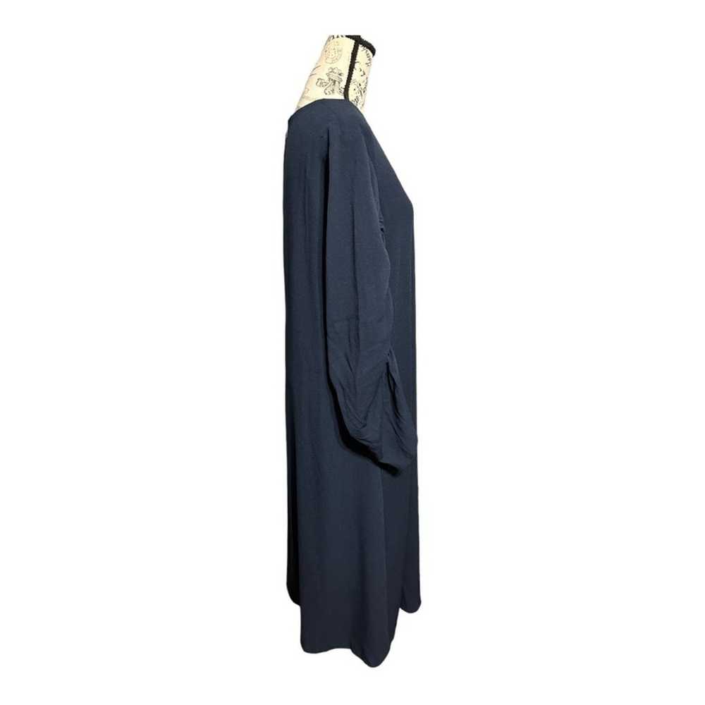 TIBI Convertible Sleeve Dress Women’s Sz 8 Navy V… - image 6