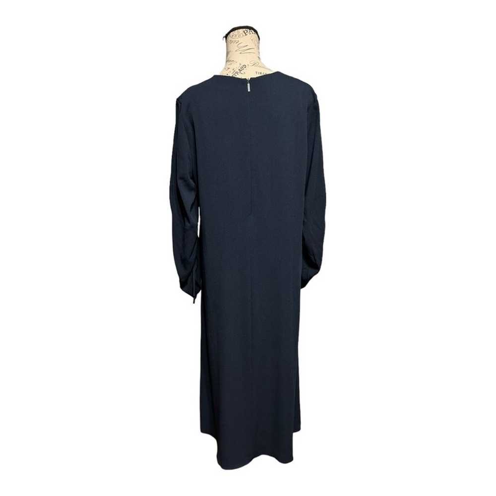 TIBI Convertible Sleeve Dress Women’s Sz 8 Navy V… - image 7