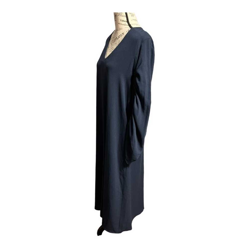 TIBI Convertible Sleeve Dress Women’s Sz 8 Navy V… - image 8