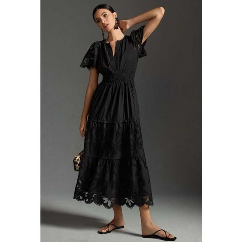 New Anthropologie The Somerset Maxi Dress Cutwork… - image 1