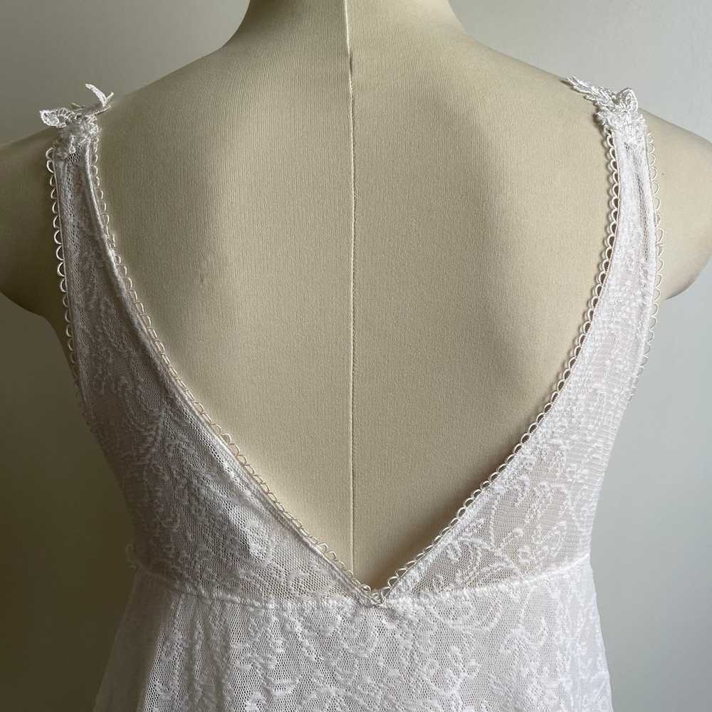 Vintage Claire Pettibone White Embroidery Lace Go… - image 12