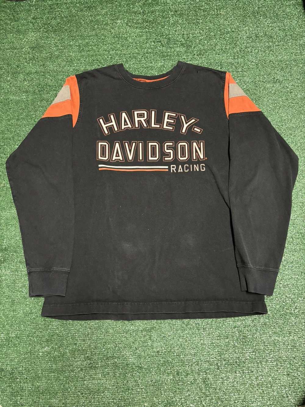 Harley Davidson Harley Davidson Racing Long Sleev… - image 1