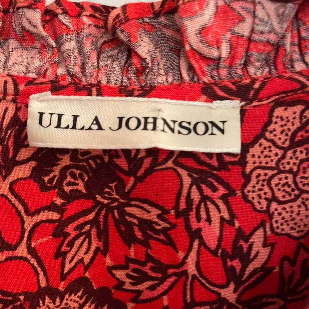 Ulla Johnson Liv Dress in Red - image 5