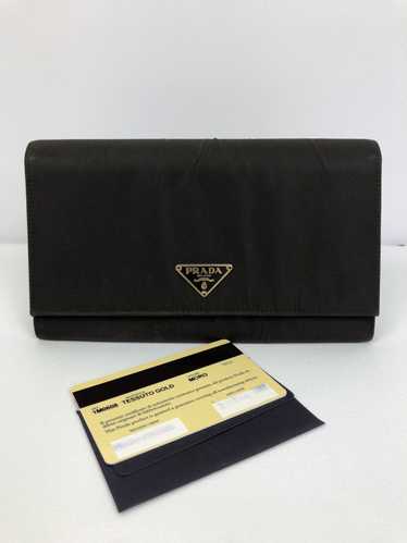 Prada Prada 2002 tessuto gold long wallet