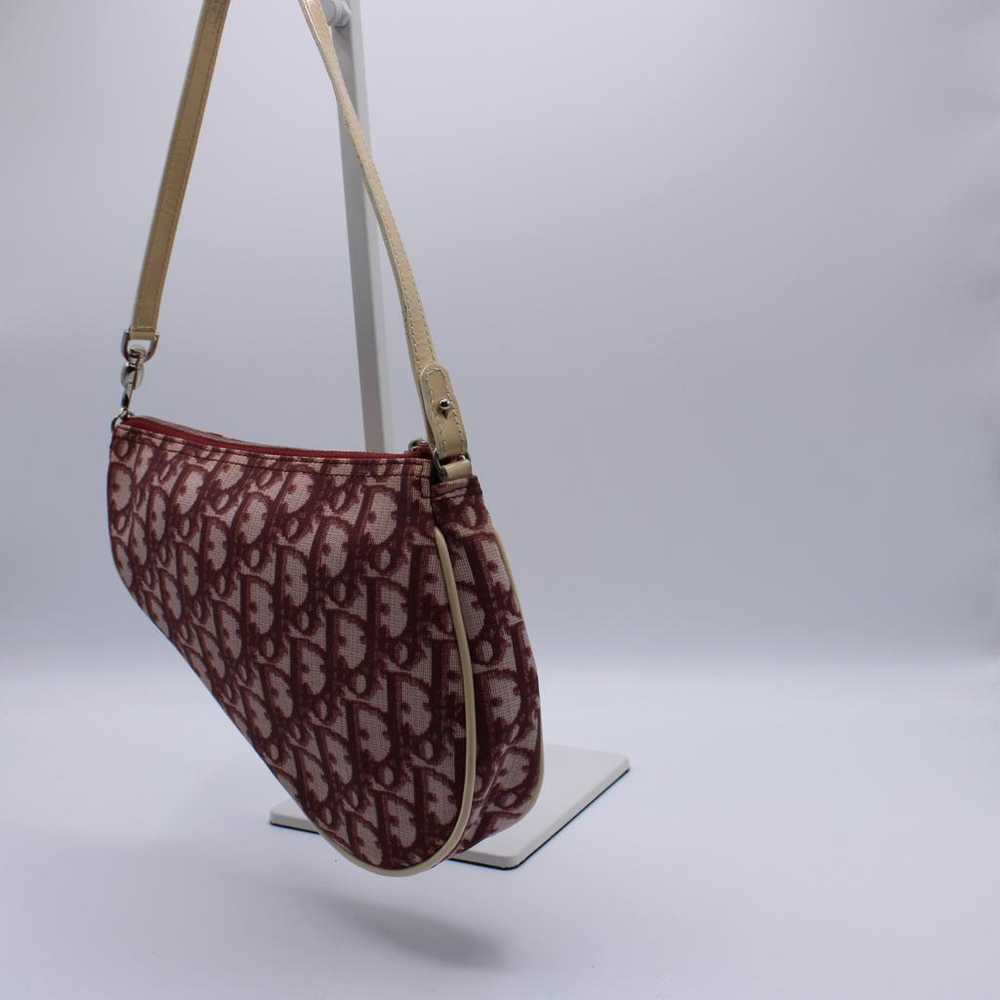 Dior Saddle vintage Classic cloth handbag - image 11