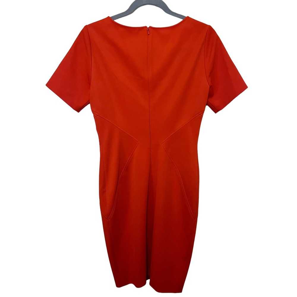 Zac Posen red Bateau Neckline Dress - image 2