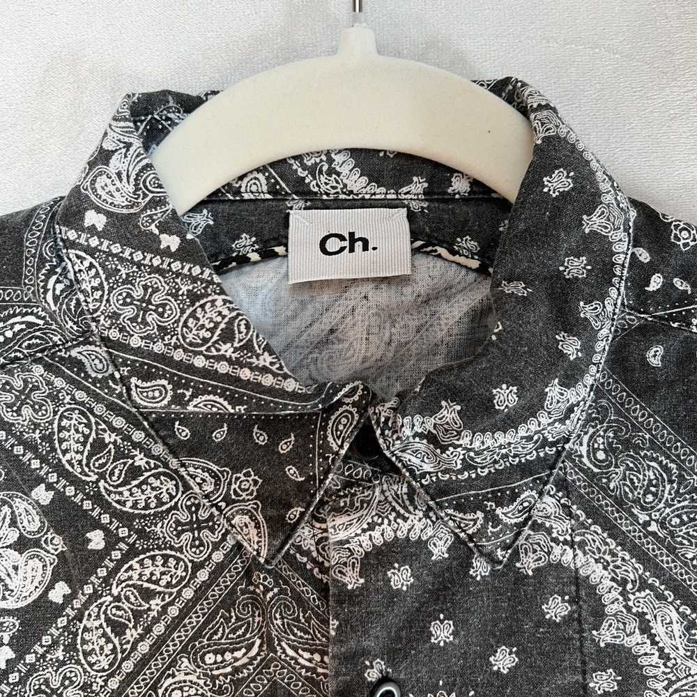 Chapter Chapter Short Sleeve Button Up, Small, Bl… - image 3