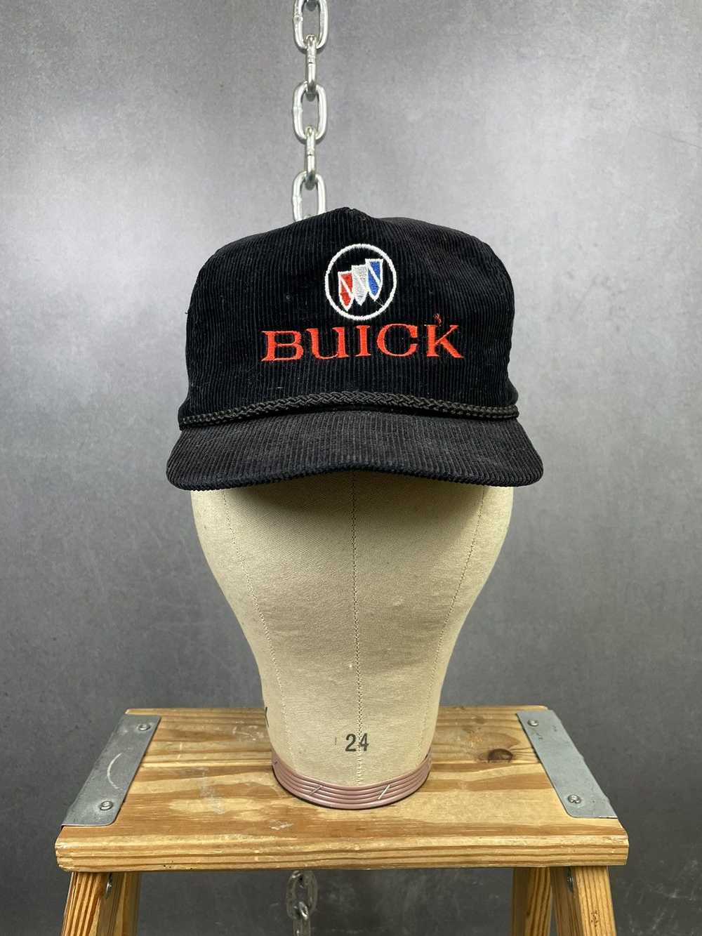 Vintage Vintage 80s corduroy Buick SnapBack hat r… - image 2