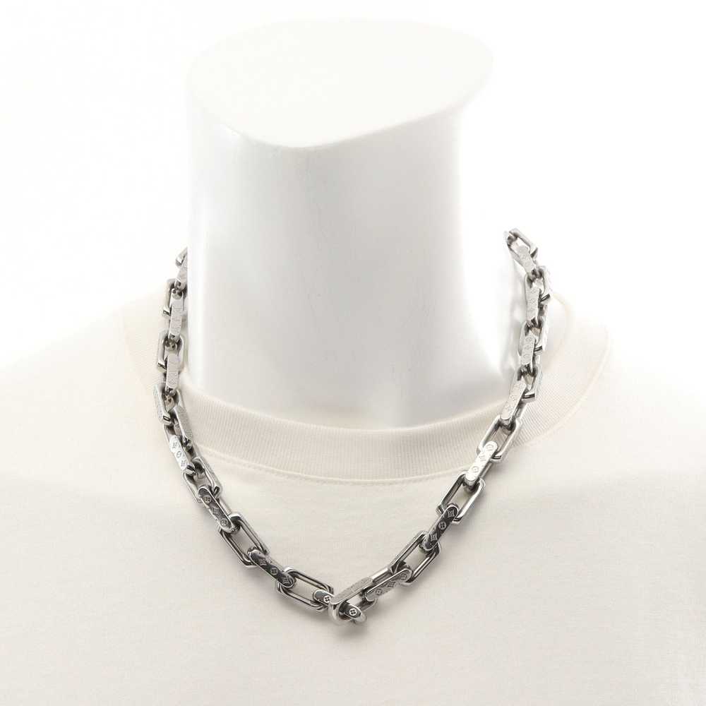 Louis Vuitton Collier Chain Monogram Necklace Sil… - image 6