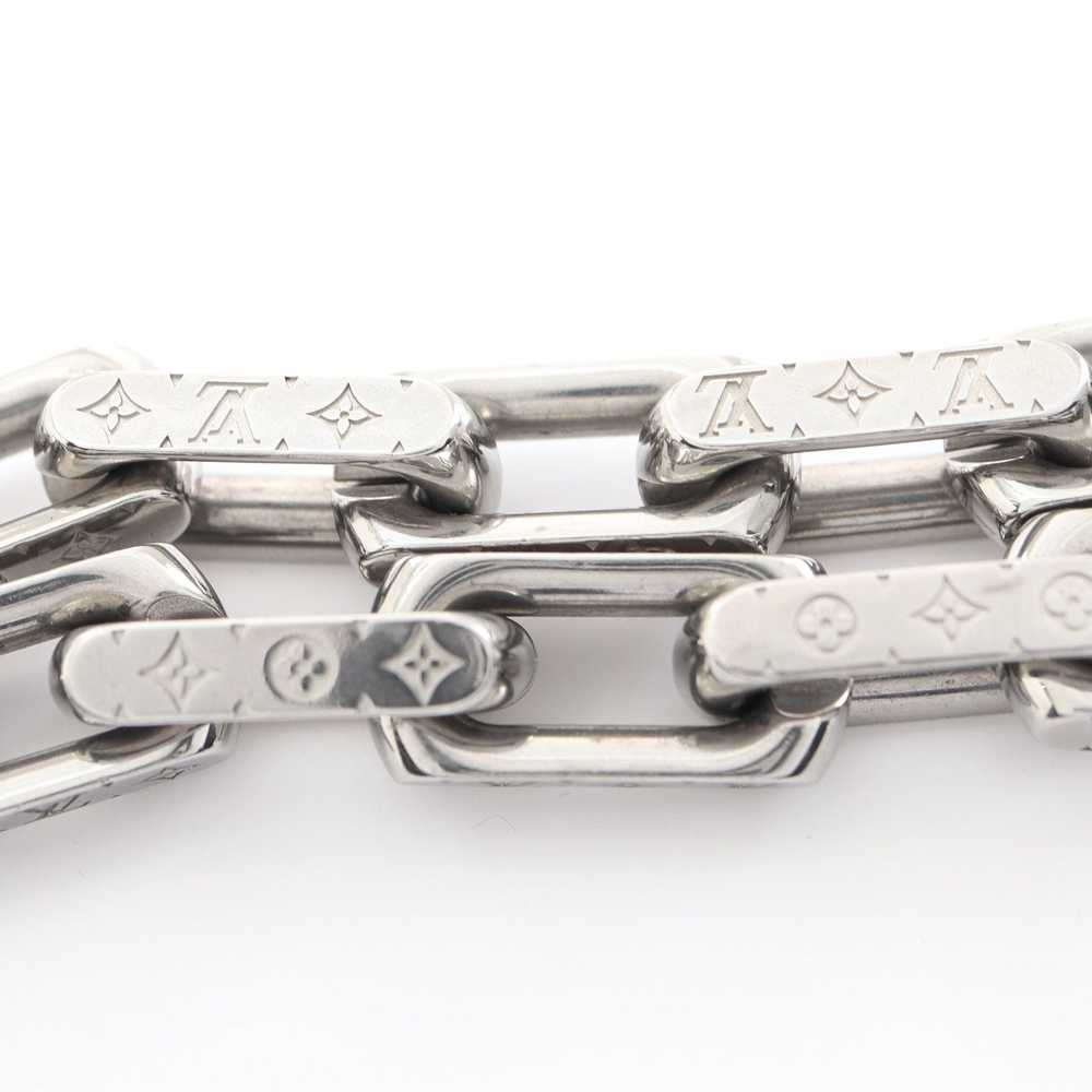 Louis Vuitton Collier Chain Monogram Necklace Sil… - image 7