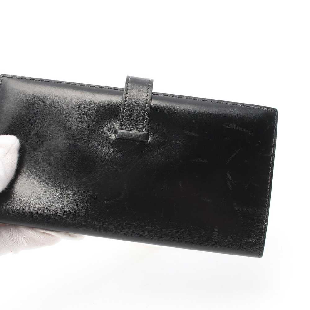 Hermes Bearn Classic Bi-Fold Long Wallet Box Calf… - image 10