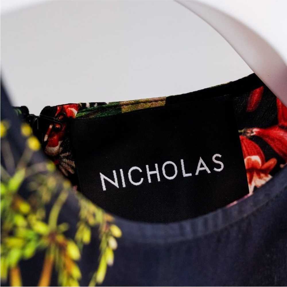 Nicholas Dahlia Floral Ruffle Dress US Size 10 - image 5