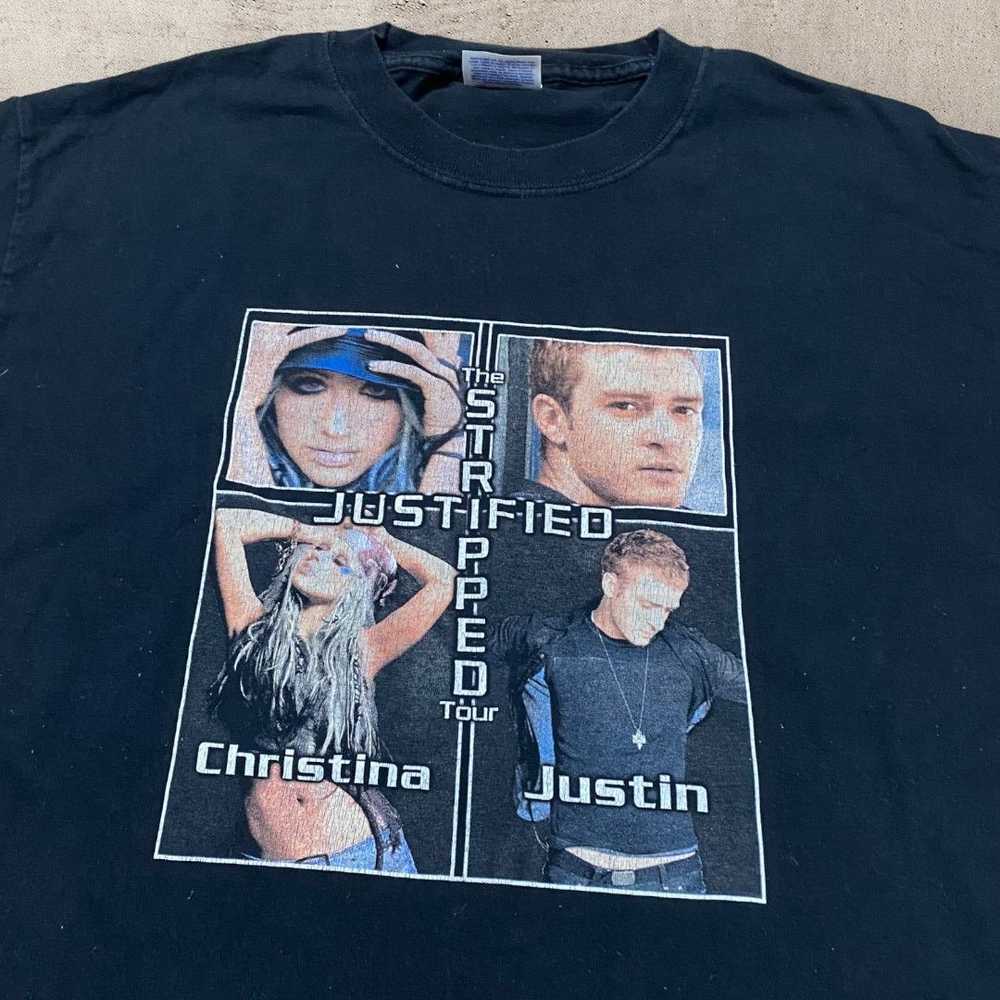 Rap Tees × Vintage Vintage Justin Timberlake & Ch… - image 3