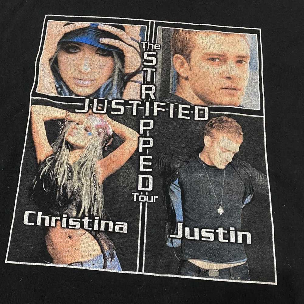 Rap Tees × Vintage Vintage Justin Timberlake & Ch… - image 4