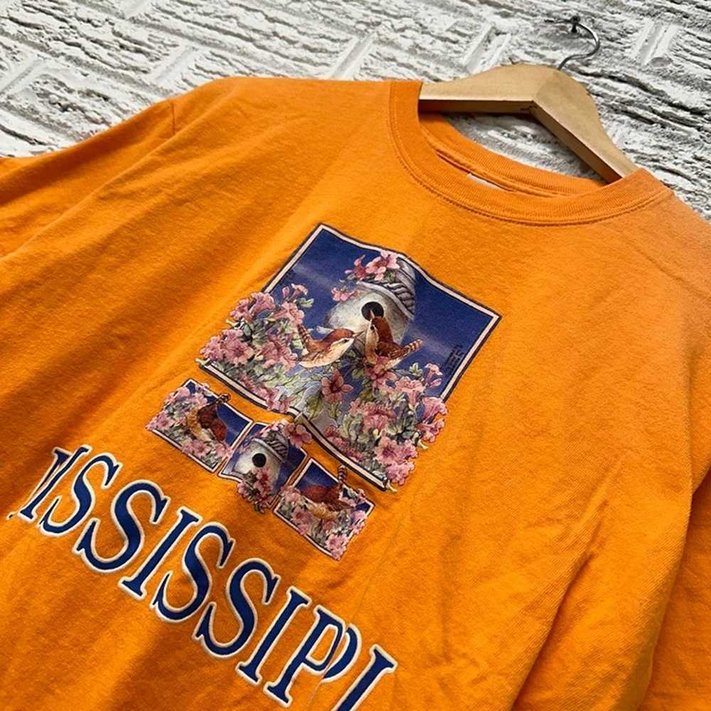Vintage 90s Mississippi Sun Faded Shirt Medium - image 1
