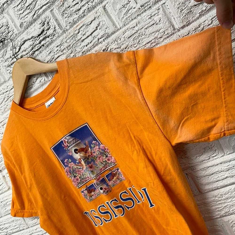 Vintage 90s Mississippi Sun Faded Shirt Medium - image 4