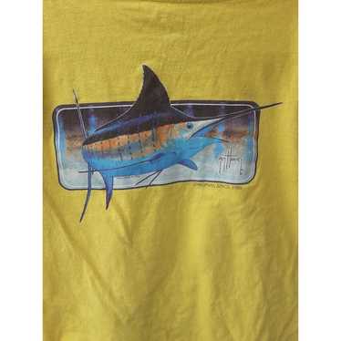 Guy Harvey S Yellow 2016 Marlin T Shirt - image 1