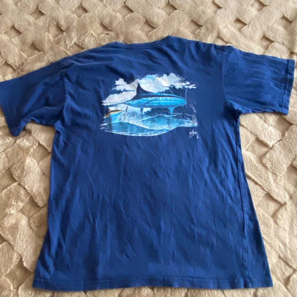Guy Harvey Blue Fishing Shirt - image 2