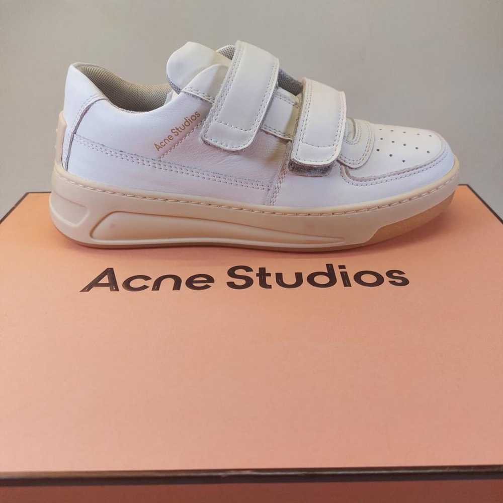 Acne Studios Steffey leather trainers - image 10