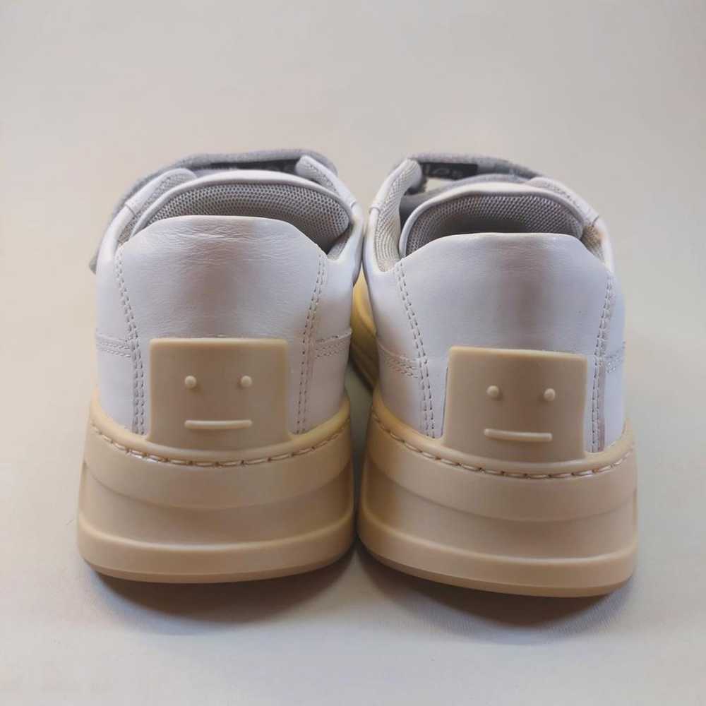Acne Studios Steffey leather trainers - image 3